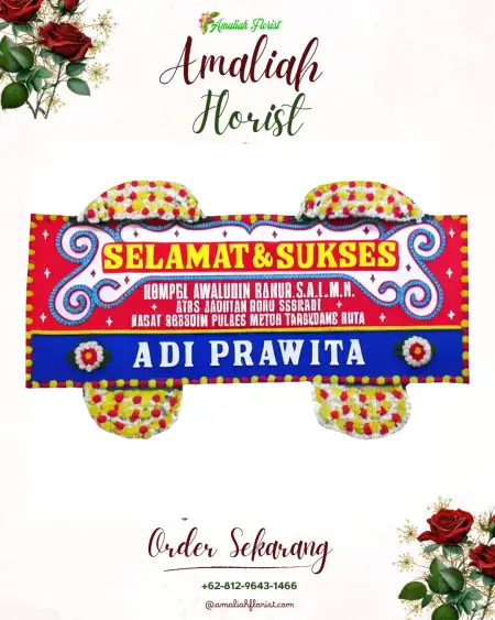 Papan Bunga Ucapan Selamat Maidi